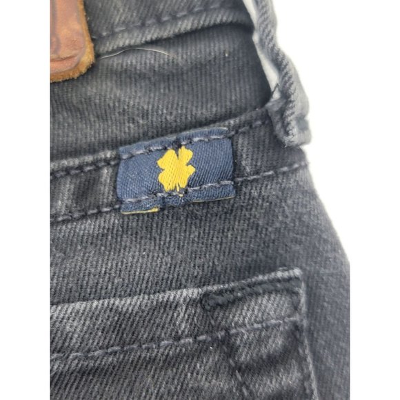 Lucky Brand Charlie Skinny Jeans Distressed‎ Black Size 4/27 X 29 - Picture 4 of 9